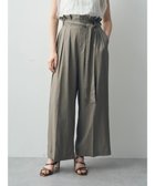 【イェッカ ヴェッカ/YECCA VECCA】のハイウエストリボンワイドパンツ Khaki|ID: prp329100004265990 ipo3291000000029864920