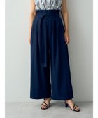 【イェッカ ヴェッカ/YECCA VECCA】のハイウエストリボンワイドパンツ Navy|ID: prp329100004265990 ipo3291000000029864921