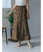 【イェッカ ヴェッカ/YECCA VECCA】のフラワー柄マーメイドロングスカート Khaki|ID: prp329100004265993 ipo3291000000029864929