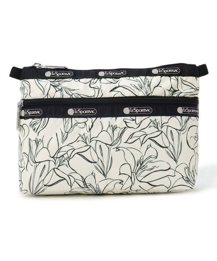 【レスポートサック/LeSportsac】のCOSMETIC CLUTCH/スケッチフローラルアイボリー インテリア・キッズ・メンズ・レディースファッション・服の通販 founy(ファニー) https://founy.com/ ファッション Fashion レディースファッション WOMEN バッグ Bag 財布 Wallets ポーチ Pouches おすすめ Recommend ジップ Zip フラワー Flower プリント Print ポケット Pocket ポーチ Pouch エレガント 上品 Elegant 旅行 Travel 財布 Wallet |ID: prp329100004266020 ipo3291000000029659164