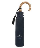 【ムーンバット/MOONBAT】の【WEB限定】LANVIN en Bleu 晴雨兼用 折りたたみ傘 ワイド プレーン×ロゴ刺繍 一級遮光 遮熱 UV ネイビーブルー|ID: prp329100004266079 ipo3291000000031971986