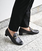 【ヌーベルローブオウ/nouvelleRobe Ou】の【本革・高反発・抗菌】Spiral-bit loafers ヒールローファー 人気、トレンドファッション・服の通販 founy(ファニー) ファッション Fashion レディースファッション WOMEN クッション Cushion 抗菌 Antibacterial シューズ Shoes フィット Fit おすすめ Recommend |ID:prp329100004266153