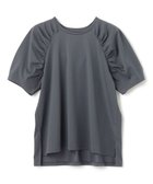 【アンフィーロ 自由区/UNFILO】のショルダーギャザーT チャコール|ID: prp329100004266163 ipo3291000000031568713