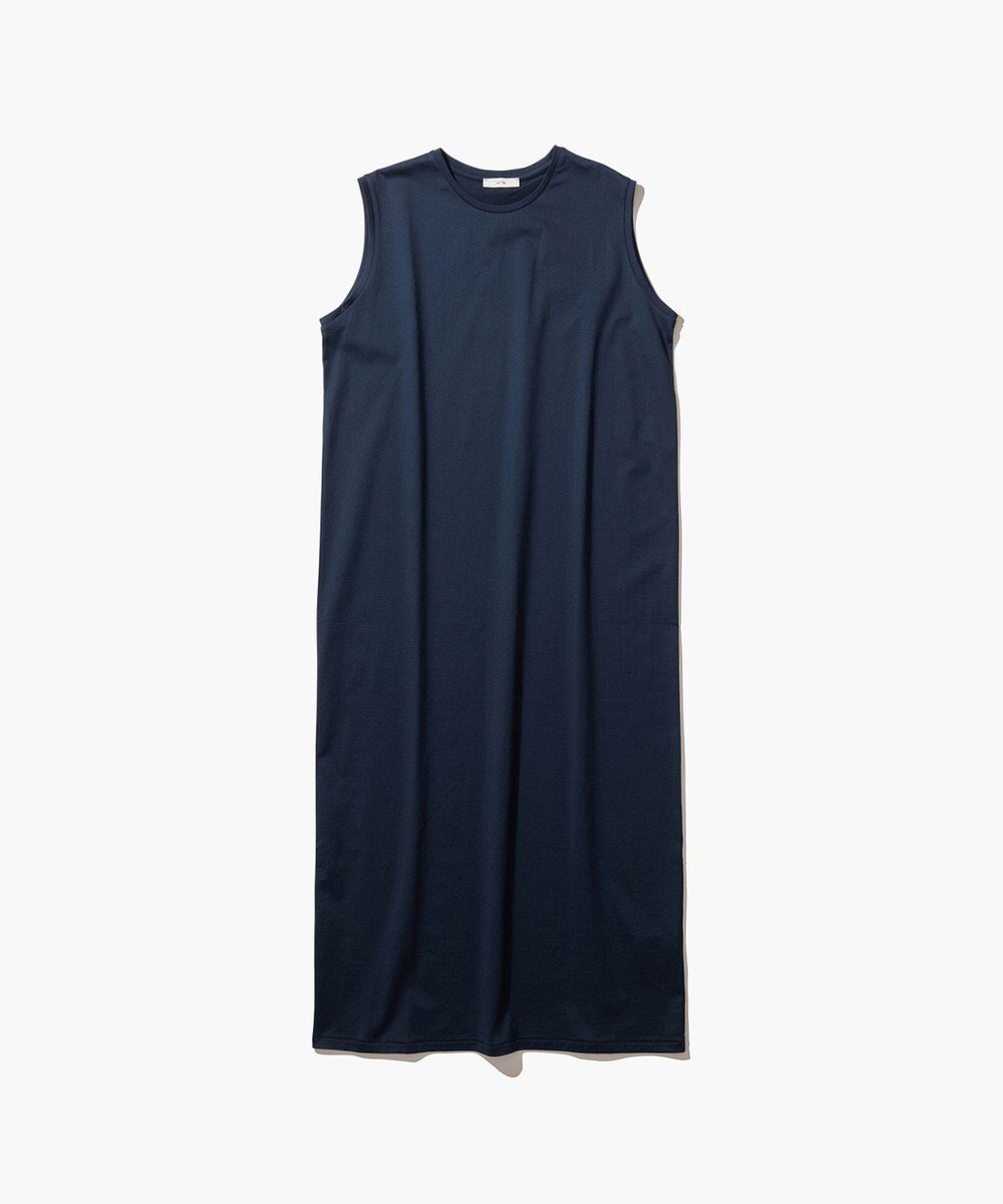 【エイトン/ATON】のSUVIN 60/2 ノースリーブドレス インテリア・キッズ・メンズ・レディースファッション・服の通販 founy(ファニー) 　ファッション　Fashion　レディースファッション　Fashion for Women　ワンピース　Dresses　フォーマル・パーティードレス・結婚式用ドレス　Elegant & Casual Dresses　アクセサリー　Fashion Accessories　インド　Indian Textile　ストレート　Straight, Straight Cut　ドレス　Dress, One-Piece　ノースリーブ　Sleeveless, No-Sleeve　マキシ　Maxi, Full Length　エレガント 上品　Elegant　夏　Summer　S/S・春夏　SS, Spring/Summer, Warm Season　A/W・秋冬　Autumn/Winter　BLUE|ID: prp329100004266221 ipo3291000000032510678