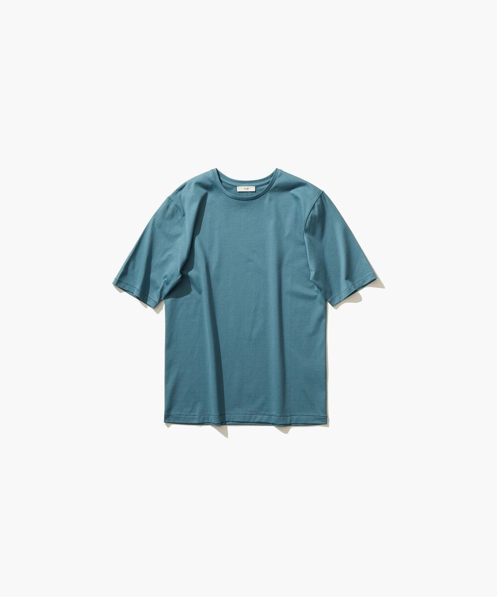 【エイトン/ATON】のSUVIN 60/2 パーフェクト S/S Tシャツ インテリア・キッズ・メンズ・レディースファッション・服の通販 founy(ファニー) 　ファッション　Fashion　レディースファッション　WOMEN　トップス・カットソー　Tops/Tshirt　シャツ/ブラウス　Shirts/Blouses　ロング / Tシャツ　T-Shirts　カットソー　Cut and Sewn　A/W・秋冬　Aw・Autumn/Winter・Fw・Fall-Winter　S/S・春夏　Ss・Spring/Summer　インド　India　カットソー　Cut And Sew　ジャージー　Jersey　エレガント 上品　Elegant　夏　Summer　BLUE GRAY|ID: prp329100004266223 ipo3291000000029659954