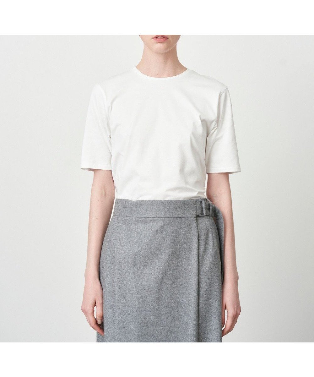 【エイトン/ATON】のSUVIN 60/2 パーフェクトショートスリープ 人気、トレンドファッション・服の通販 founy(ファニー) 　ファッション　Fashion　レディースファッション　WOMEN　トップス・カットソー　Tops/Tshirt　シャツ/ブラウス　Shirts/Blouses　ロング / Tシャツ　T-Shirts　カットソー　Cut and Sewn　インド　India　カットソー　Cut And Sew　ジャージー　Jersey　エレガント 上品　Elegant　再入荷　Restock/Back In Stock/Re Arrival　夏　Summer　S/S・春夏　Ss・Spring/Summer　A/W・秋冬　Aw・Autumn/Winter・Fw・Fall-Winter　 other-1|ID: prp329100004266223 ipo3291000000031118285