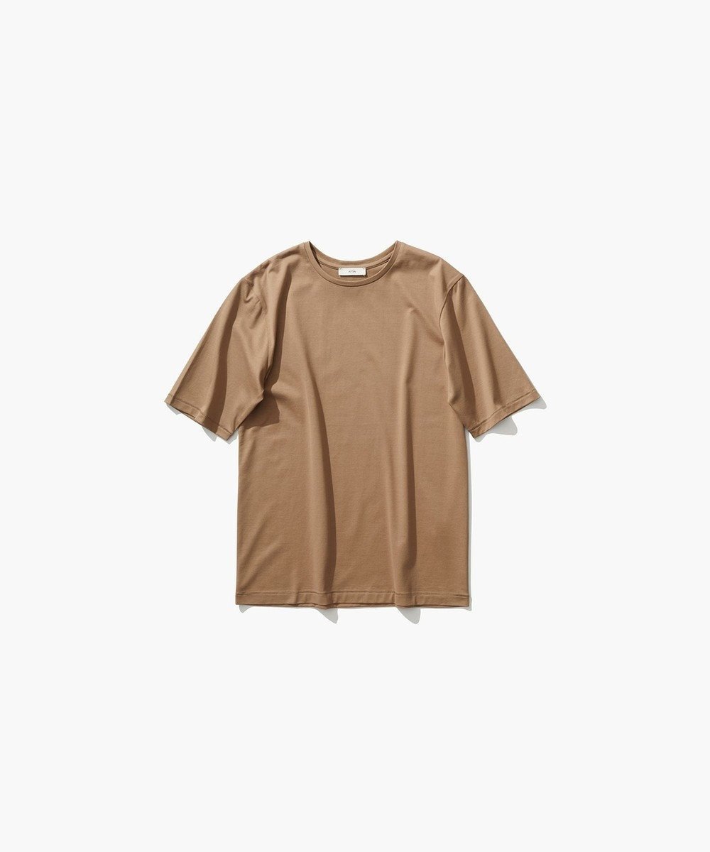 【エイトン/ATON】のSUVIN 60/2 パーフェクトショートスリープ インテリア・キッズ・メンズ・レディースファッション・服の通販 founy(ファニー) 　ファッション　Fashion　レディースファッション　WOMEN　トップス・カットソー　Tops/Tshirt　シャツ/ブラウス　Shirts/Blouses　ロング / Tシャツ　T-Shirts　カットソー　Cut and Sewn　インド　India　カットソー　Cut And Sew　ジャージー　Jersey　エレガント 上品　Elegant　再入荷　Restock/Back In Stock/Re Arrival　夏　Summer　S/S・春夏　Ss・Spring/Summer　A/W・秋冬　Aw・Autumn/Winter・Fw・Fall-Winter　CAMEL|ID: prp329100004266223 ipo3291000000031118288
