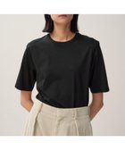 【エイトン/ATON】のSUVIN 60/2 パーフェクトフィットTシャツ 人気、トレンドファッション・服の通販 founy(ファニー) ファッション Fashion レディースファッション Fashion for Women トップス・カットソー Cut & Sew Tops シャツ・ブラウス・オフィスカジュアル Elegant Blouses & Button-Ups ロングTシャツ・Tシャツ Longline T-Shirts & Tees カットソー・ベーシックTシャツ Cut-and-Sewn Tops / Stretch Tees & Basics インド Indian Textile カットソー Cut and Sewn Top フィット Fit, Slim Fit 夏 Summer S/S・春夏 SS, Spring/Summer, Warm Season A/W・秋冬 Autumn/Winter thumbnail BLACK|ID: prp329100004266223 ipo3291000000033650363