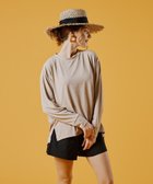 【三愛水着楽園/San-ai Resort】のWEB限定【紫外線カット(UPF50+)】リブ素材ラッシュガード付 4点セット水着 ベージュ|ID: prp329100004266257 ipo3291000000033565943