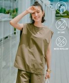 【アンフィーロ 自由区/UNFILO】の【接触冷感/UVケア/撥水】FINE MOVE コクーンブラウス カーキ|ID: prp329100004266309 ipo3291000000032561248