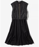 【アンフィーロ 自由区/UNFILO】の【STORY×UNFILOコラボ】MA-1ジレ付き ワンピース ブラック×ブラック|ID: prp329100004266471 ipo3291000000035570296