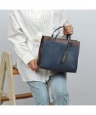 【アンビリオン/UNBILLION】のカシュカシュ cachecache / パーテーションミニ2wayトートバッグ ネイビーブラウン|ID: prp329100004266523 ipo3291000000031903595
