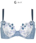 【ワコール/WACOAL】の【重力に負けないバストケアBra】 ブラジャー バストを重力から守る まる胸キープ 脇高設計 サイドから背中のラインすっきり レディース BRB414 /ワコール グレイッシュブルー|ID: prp329100004266571 ipo3291000000029661237