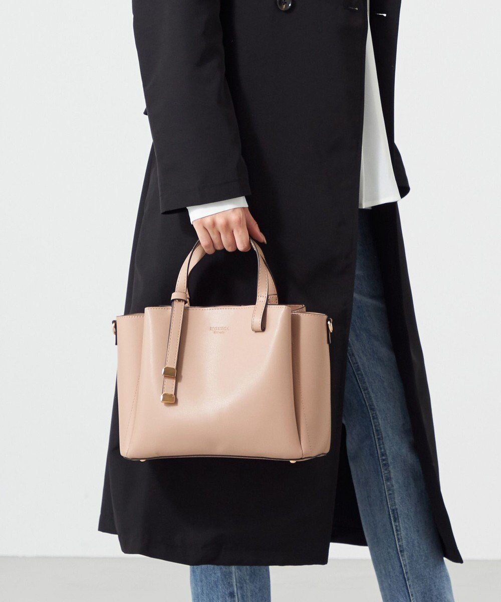 【ラ バガジェリー/LA BAGAGERIE】の【MONICA】ボウタイリボンハンドバッグ インテリア・キッズ・メンズ・レディースファッション・服の通販 founy(ファニー) ファッション Fashion レディースファッション Fashion for Women バッグ Bags イエロー Yellow スマート Smart, Elegant ポケット Pocket, Pocket Detail マグネット Magnet, Magnetic Closure モチーフ Motif, Design Theme 別注 Limited Edition, Custom Order グレージュ|ID: prp329100004266597 ipo3291000000034250259