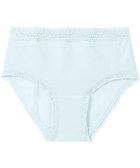 【ウィング/Wing】のショーツ 綿混(身生地部) やさしい肌あたり 【デイリーフィット やわらかコットン】 はきこみ丈あさめ EC2230 ウイング/ワコール サックス|ID: prp329100004266609 ipo3291000000029661407