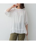 【23区/NIJYUSANKU】の【SLOW/一部店舗限定】コットンローンウェーブ ブラウス ホワイト系|ID: prp329100004266614 ipo3291000000032646882