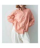 【イェッカ ヴェッカ/YECCA VECCA】のサイドスリットシアーシャツ Salmon Pink|ID: prp329100004266688 ipo3291000000029865047