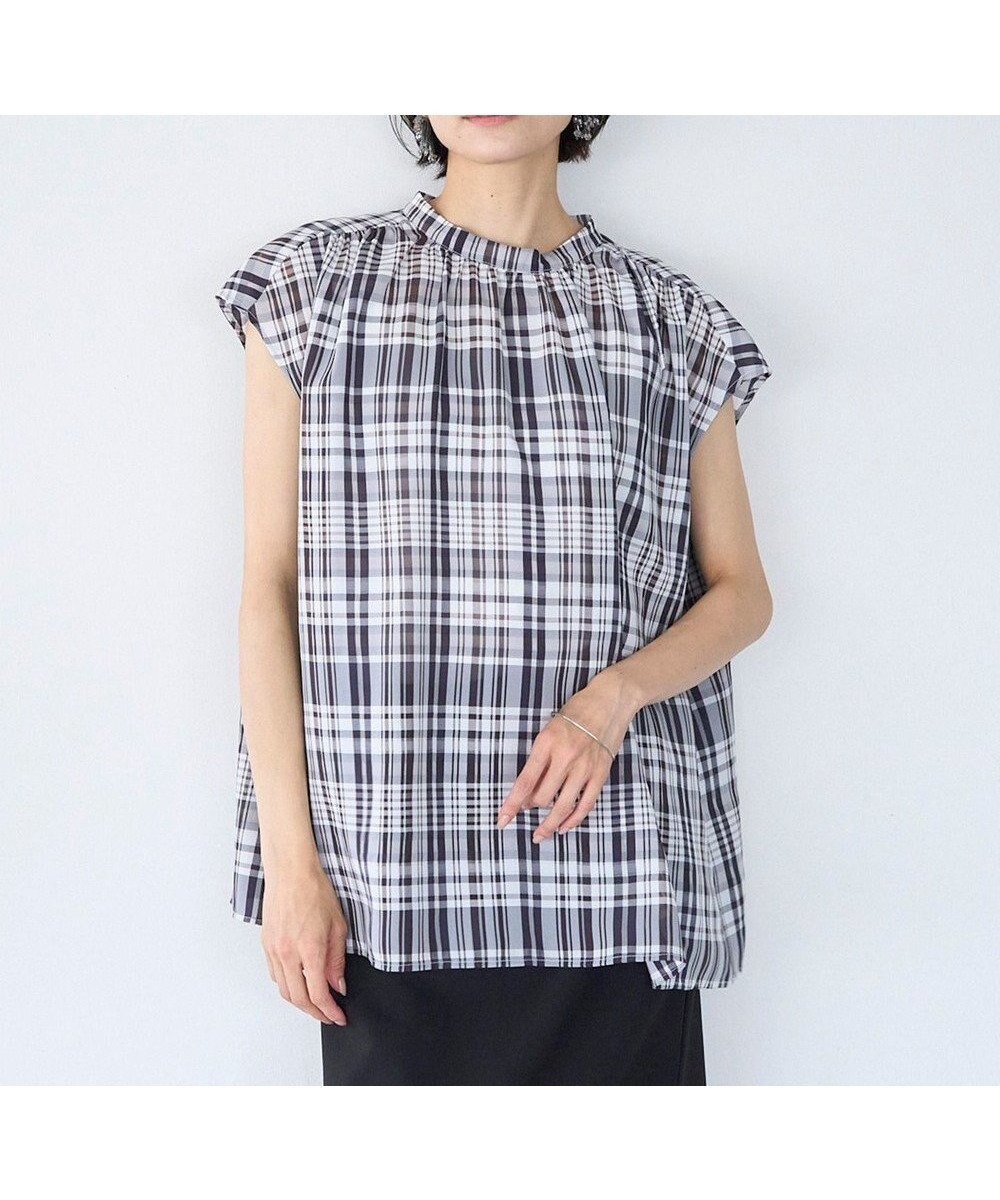 【アンフィーロ 自由区/UNFILO】の【洗える】シアー2WAYブラウス 人気、トレンドファッション・服の通販 founy(ファニー) 　ファッション　Fashion　レディースファッション　WOMEN　トップス・カットソー　Tops/Tshirt　シャツ/ブラウス　Shirts/Blouses　ギャザー　Gather　シアー　Sheer　スリーブ　Sleeve　フレンチ　French　フロント　Front　リボン　Ribbon　エレガント 上品　Elegant　夏　Summer　春　Spring　S/S・春夏　Ss・Spring/Summer　洗える　Washable　 other-1|ID: prp329100004266727 ipo3291000000031159150