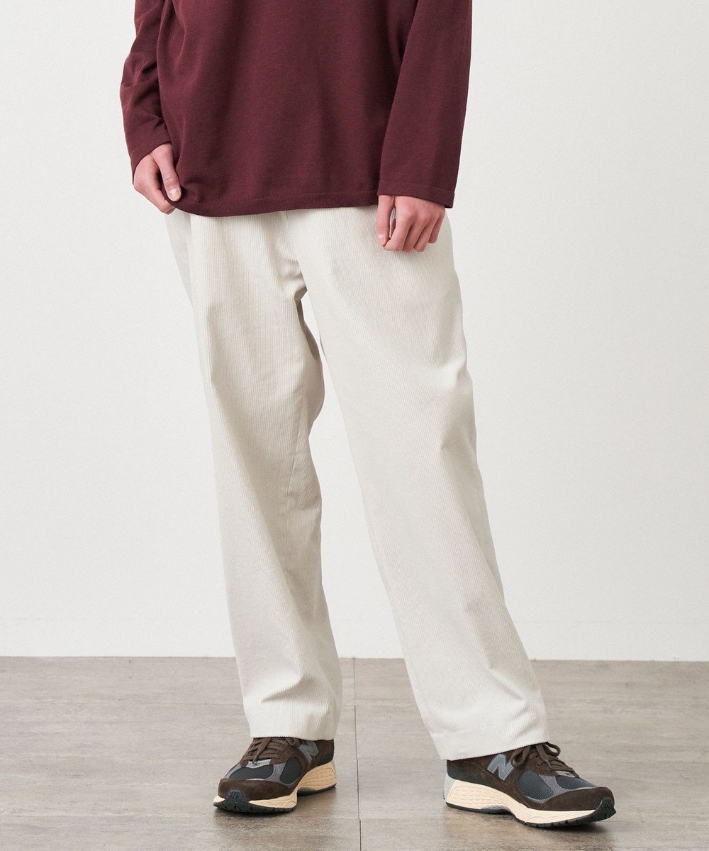 【エイトン/ATON】のSUVIN CORDUROY イージーワイドパンツ - UNISEX 人気、トレンドファッション・服の通販 founy(ファニー) 　ファッション　Fashion　レディースファッション　WOMEN　パンツ　Pants　A/W・秋冬　Aw・Autumn/Winter・Fw・Fall-Winter　ユニセックス　Unisex　インド　India　テーパード　Tapered　パジャマ　Pajamas　ワイド　Wide　再入荷　Restock/Back In Stock/Re Arrival　 other-1|ID: prp329100004266861 ipo3291000000029662302