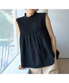 【アンフィーロ 自由区/UNFILO】の【WEB限定】シアーシャーリングブラウス ブラック|ID: prp329100004267001 ipo3291000000032553698