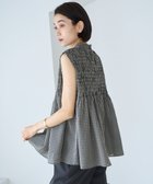 【アンフィーロ 自由区/UNFILO】の【WEB限定】シアーシャーリングブラウス ギンガムチェック|ID: prp329100004267001 ipo3291000000032553701
