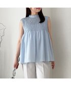 【アンフィーロ 自由区/UNFILO】の【WEB限定】シアーシャーリングブラウス サックス|ID: prp329100004267001 ipo3291000000032553706