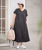 【エニィファム/any FAM】の【洗濯機可/ストレッチ】ナチュラルワッシャーワンピース チャコール|ID: prp329100004267048 ipo3291000000032780412