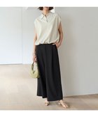 【アンフィーロ 自由区/UNFILO】のサマーセットアップ ワイドパンツ ブラック|ID: prp329100004267068 ipo3291000000033690222