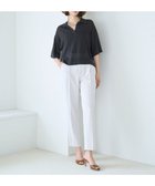 【アンフィーロ 自由区/UNFILO】の【接触冷感/UVケア/吸水速乾】サマーセットアップ テーパードパンツ アイスグレー|ID: prp329100004267069 ipo3291000000033417662