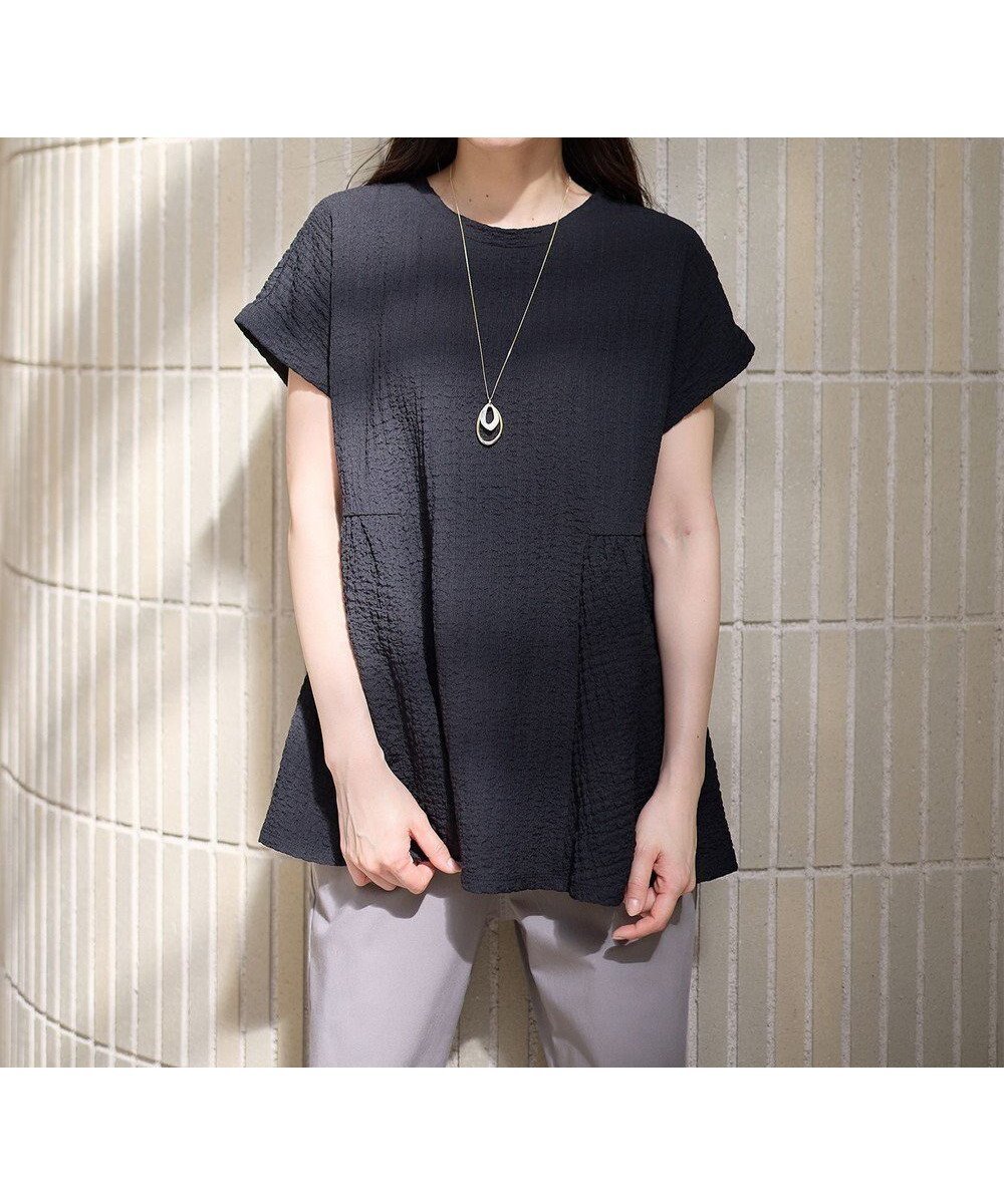 【エニィファム/any FAM】の【洗濯機可】フクレジャージチュニック 人気、トレンドファッション・服の通販 founy(ファニー) 　ファッション　Fashion　レディースファッション　WOMEN　トップス・カットソー　Tops/Tshirt　シャツ/ブラウス　Shirts/Blouses　ロング / Tシャツ　T-Shirts　カットソー　Cut and Sewn　おすすめ　Recommend　カットソー　Cut And Sew　タイトスカート　Tight Skirt　チュニック　Tunic　バランス　Balance　フェミニン　Feminine　ペプラム　Peplum　夏　Summer　春　Spring　S/S・春夏　Ss・Spring/Summer　 other-1|ID: prp329100004267127 ipo3291000000031975883