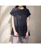 【エニィファム/any FAM】の【洗濯機可】フクレジャージチュニック 人気、トレンドファッション・服の通販 founy(ファニー) ファッション Fashion レディースファッション WOMEN トップス・カットソー Tops/Tshirt シャツ/ブラウス Shirts/Blouses ロング / Tシャツ T-Shirts カットソー Cut and Sewn おすすめ Recommend カットソー Cut And Sew タイトスカート Tight Skirt チュニック Tunic バランス Balance フェミニン Feminine ペプラム Peplum 夏 Summer 春 Spring S/S・春夏 Ss・Spring/Summer thumbnail ブラック|ID: prp329100004267127 ipo3291000000031975884