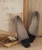【ティアクラッセ/Tiaclasse】の【撥水】リボンキルティングパンプス レインシューズ モカ|ID: prp329100004267135 ipo3291000000031080275