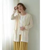 【イェッカ ヴェッカ/YECCA VECCA】のスリットミドル丈カーディガン Ivory|ID: prp329100004267152 ipo3291000000029865110