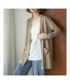 【イェッカ ヴェッカ/YECCA VECCA】のスリットミドル丈カーディガン Beige|ID: prp329100004267152 ipo3291000000029865112