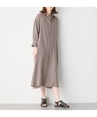 【エニー/ANY】の【手洗い可能】ヨーロピアンリネンシャツワンピース モカ|ID: prp329100004267178 ipo3291000000034191888