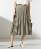 【ジェイ プレス/J.PRESS】の【洗える】50Sブロード プリーツ スカート カーキ系|ID: prp329100004267211 ipo3291000000030966345