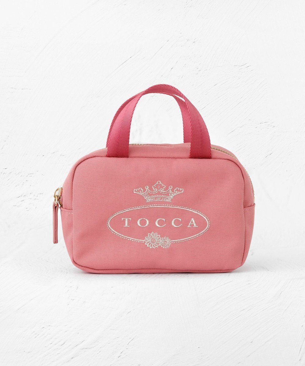 【トッカ/TOCCA】の【一部カラー撥水】TOCCA LOGO MINIPOUCH BAG ミニポーチバッグ インテリア・キッズ・メンズ・レディースファッション・服の通販 founy(ファニー) 　ファッション　Fashion　レディースファッション　WOMEN　バッグ　Bag　財布　Wallets　ポーチ　Pouches　2024年　2024　2024-2025秋冬・A/W　Aw/Autumn/Winter/Fw/Fall/2024-2025　冬　Winter　フォルム　Form　フロント　Front　ポケット　Pocket　ポーチ　Pouch　リュクス　Luxe　エレガント 上品　Elegant　旅行　Travel　A/W・秋冬　Aw・Autumn/Winter・Fw・Fall-Winter　財布　Wallet　ピンク系|ID: prp329100004267264 ipo3291000000029663733