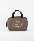 【トッカ/TOCCA】の【一部カラー撥水】TOCCA LOGO MINIPOUCH BAG ミニポーチバッグ カーキ系|ID: prp329100004267264 ipo3291000000029663734