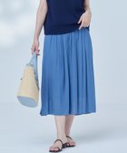 【組曲/KUMIKYOKU】の【WEB限定】シアープリーツライクシフォン パンツ ダスティブルー系|ID: prp329100004267266 ipo3291000000031052942