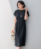 【23区/NIJYUSANKU】の【撥水加工/洗える】キューティクルストレッチツイル ワンピース ダークネイビー系|ID: prp329100004267297 ipo3291000000031889045