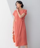 【23区/NIJYUSANKU】の【撥水加工/洗える】キューティクルストレッチツイル ワンピース テラコッタピンク系|ID: prp329100004267297 ipo3291000000031889047