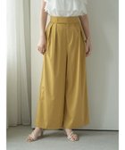 【イェッカ ヴェッカ/YECCA VECCA】のドライタッチストレッチタックパンツ Yellow|ID: prp329100004267408 ipo3291000000029865158