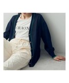 【イェッカ ヴェッカ/YECCA VECCA】のシアーニットミドル丈カーディガン Navy|ID: prp329100004268038 ipo3291000000029667051