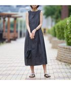 【アンフィーロ 自由区/UNFILO】の【接触冷感/UVケア/撥水】Light Move コクーンワンピース チャコール|ID: prp329100004268202 ipo3291000000032746166