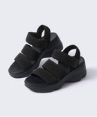 【ステッピ/steppi】の【洗える】プラットフォームサンダル 人気、トレンドファッション・服の通販 founy(ファニー) ファッション Fashion レディースファッション Fashion for Women インソール Shoe Insole 厚底 Platform Shoes 春 Spring 洗える Machine Washable サンダル Sandals, Summer Shoes シューズ Shoes, Footwear スポーツ Sports, Activewear トレンド Trend, Trending Now ラップ Wrap, Wrap Design S/S・春夏 SS, Spring/Summer, Warm Season 夏 Summer thumbnail ブラック|ID: prp329100004268221 ipo3291000000033349460
