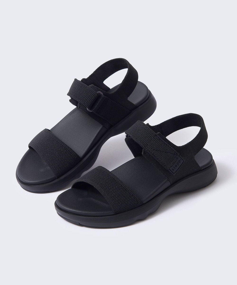 【ステッピ/steppi】の【洗える/新色登場】スポーツサンダル インテリア・キッズ・メンズ・レディースファッション・服の通販 founy(ファニー) 　ファッション　Fashion　レディースファッション　Fashion for Women　スポーツウェア　Functional & Stylish Sportswear　サンダル&ミュール　Sandals & Mules　インソール　Shoe Insole　春　Spring　洗える　Machine Washable　軽量　Lightweight, Ultra Light　サンダル　Sandals, Summer Shoes　シューズ　Shoes, Footwear　スポーツ　Sports, Activewear　ラバー　Rubber, Rubber Sole　S/S・春夏　SS, Spring/Summer, Warm Season　おすすめ　Recommended / Our Picks　夏　Summer　ブラック|ID: prp329100004268224 ipo3291000000035761570