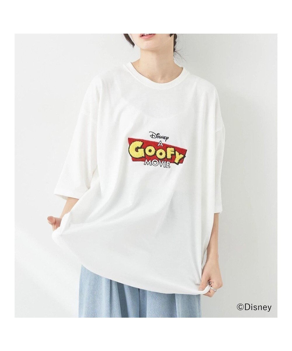 【アースミュージックアンドエコロジー/earth music&ecology】のGoofy&Max/フロントサガラ刺繍Tee 人気、トレンドファッション・服の通販 founy(ファニー) 　ファッション　Fashion　レディースファッション　WOMEN　トップス・カットソー　Tops/Tshirt　シャツ/ブラウス　Shirts/Blouses　ロング / Tシャツ　T-Shirts　カットソー　Cut and Sewn　カットソー　Cut And Sew　キャラクター　Character　グラフィック　Graphic　プリント　Print　ポケット　Pocket　モノトーン　Monotone　夏　Summer　春　Spring　S/S・春夏　Ss・Spring/Summer　 other-1|ID: prp329100004268245 ipo3291000000029667595