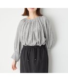 【エニー/ANY】の【手洗い可能】ヨーロピアンリネンギャザーブラウス チェック|ID: prp329100004268489 ipo3291000000034201960