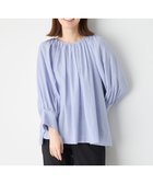 【エニー/ANY】のヨーロピアンリネンギャザーブラウス 人気、トレンドファッション・服の通販 founy(ファニー) ファッション Fashion レディースファッション Fashion for Women トップス・カットソー Cut & Sew Tops シャツ・ブラウス・オフィスカジュアル Elegant Blouses & Button-Ups おすすめ Recommended / Our Picks カフス Cuff Design ギャザー Gathered, Ruffled リネン Linen, Linen Fabric 夏 Summer 春 Spring S/S・春夏 SS, Spring/Summer, Warm Season thumbnail ライトブルー|ID: prp329100004268489 ipo3291000000036293634