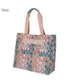 【ツモリチサト キャリー/tsumori chisato CARRY】のタコチェック トートバッグ 【 水や汚れに強いコーティング 】 グレー|ID: prp329100004268499 ipo3291000000029668589